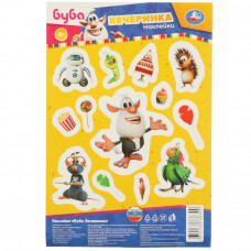 Буба. Вечеринка. Наклейки малого формата. 120х180мм. Умка в кор.500шт 4610136738300