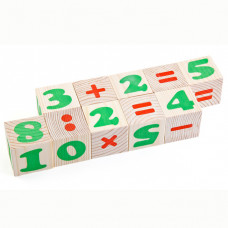 Кубики Цифры 12 шт. /33