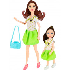 Кукла с ребенком в наборе, (28см) цвет микс )(арт.  2870835)