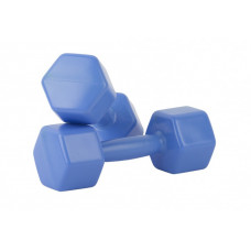 Гантели пластмассовые 1,1кг (2 шт.)  с наполнителем У983