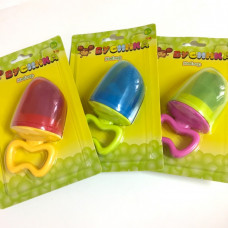 115 Ниблер для фруктов и овощей, 6+, пластик, нейлон (Бусинка)12 шт/уп