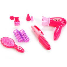 НАБОР ДЛЯ ДЕВОЧЕК (ФЕН, БИГУДИ, ЗЕРКАЛО) В ПАК. (РУСС. УП.) 18*5*25СМ в кор.2*120шт 100798954