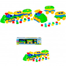 Игрушка Паровозик с логическими фигурами У448