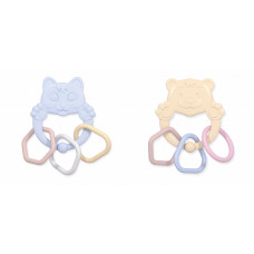 Прорезыватель «Котенок и Медвежонок». Коллекция «Зефир» 02186