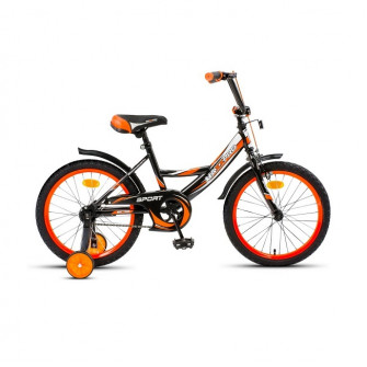 Велосипед SPORT-18-6 (черно-оранжевый), арт. SPORT-18-6