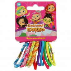 Аксесс. д/девочек СКАЗОЧНЫЙ ПАТРУЛЬ 10 резинок д/волос на карт. в пак. МИЛАЯ ЛЕДИ уп-12шт в кор100уп THINHAIRELASTIC10-SP1