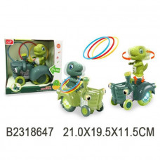 Игрушка на бат. 9058HD Динозаврик на тракторе в кор. 2318647     Игрушка на бат. 9058HD Динозаврик на тракторе в кор. 2318647