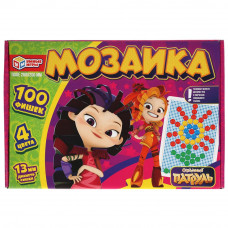 Сказочный патруль. Мозаика пластиковая. 100 фишек.4 цвета. Поле 280х200мм в кор Умные игры в кор16шт 4680107902221