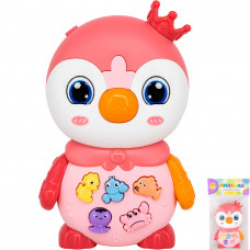 Игрушка на батарейках Levatoys MK855-115B Пингвиненок розовый в пак. FCJ1070948