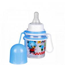 1107 Бутылочка с универсальными ручками 150 мл ; 4820121901774 (Бусинка)