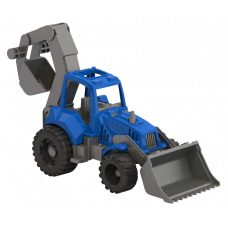 Трактор «Нева» с грейдером и ковшом 372_NP