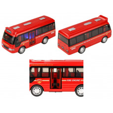 Автобус 15,2х5,7х6,7см (свет и звук, открывающиеся двери)(Арт. И-9436)