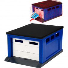 Гараж для машинок синий,белый,чёрный,серый ГИМ-5439   