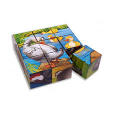 КУБИКИ ПЛАСТИКОВЫЕ 9 шт. МАМЫ И ДЕТКИ (Арт. К09-9610)