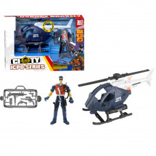 Набор Полицейского 8843 вертолет, солдат, аксесс в кор. FCJ1196095   