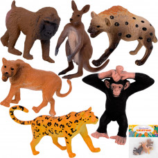 Набор животных Levatoys MK2207-15 Дикие в пак. FCJ1437955   