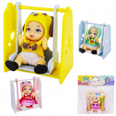 Пупс Miss Kapriz 703CMKA на качелях в пак. 0465151YS