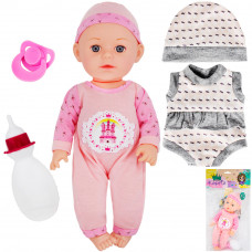 Пупс Miss Kapriz MK98007-10 с комплектом одежды в пак. FCJ0922924   