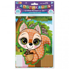 Аппликация фигурная из эва в пакете 15*21 см большие глаза МУЛЬТИ АРТ EVAPACKFIG-112448   