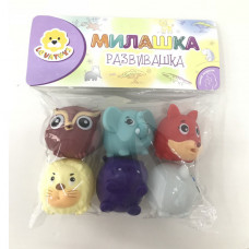 Набор резиновых игрушек для ванны Levatoys MKY8619 в пак. FCJ1260440   