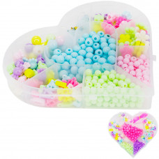 Набор бусин 013T Сердце в кор. 0405750YS