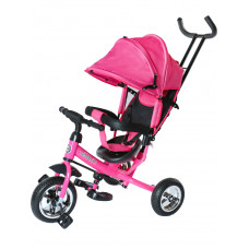 Велосипед трёхколесный с ручкой МЕРКУРИЙ (колеса EVA 10