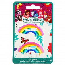 Аксессуары д/девочек ЭНЧЕНТИМАЛС 2 заколки для волос на карт. в пак. МИЛАЯ ЛЕДИ уп-10шт в кор.100уп HAIRCLIPS2-EN1