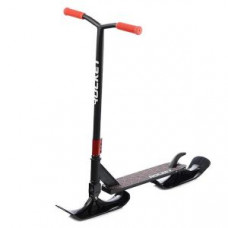 Самокат-снегокат трюковой в коробке (черный) R0005   