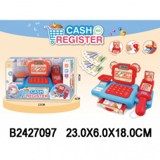 Кассовый аппарат на бат. свет+звук, с аксесс. в кор. B2427097   