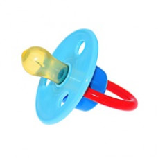 481 (0-6;12+;6-12) Пустышка с кольцом, латексная соска круглая 