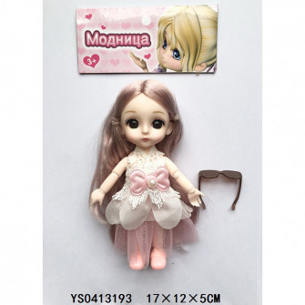 Кукла малышка YL804-6A Модница в пак. 0413193YS