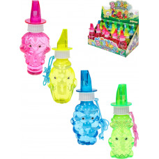 Мыльные пузыри 80-100мл, со свистом, в шоу-боксе (12.5см, цвет микс), Арт. МПЗ-3649, кратно 24