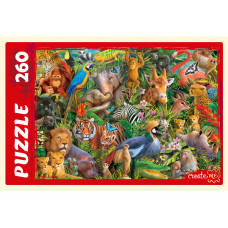 ПАЗЛЫ 260 элементов. ДЖУНГЛИ №1 (Арт. П260-8201)