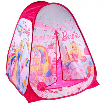 Палатка детская игровая Барби 81х90х81см, в сумке Играем вместе в кор.24шт GFA-BRB01-R