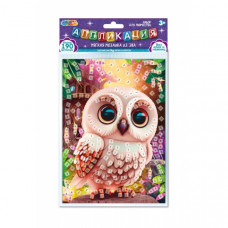 Аппликация из эва в пакете 15х21 см сова МУЛЬТИ АРТ EVAPACK-112414