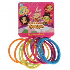 Аксессуары д/девочек СКАЗОЧНЫЙ ПАТРУЛЬ 12 резинок д/волос на карт в пак МИЛАЯ ЛЕДИ уп-12шт в кор20уп THINHAIRELASTIC12-SP1