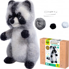 Набор для творчества Валяние шерстью Енот 05588   