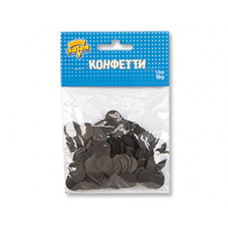 Конфетти Круги тишью Черные 1,5 см. 10гр/G Конфетти Круги тишью Черные 1,5 см. 10гр/G