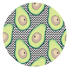 Тарелка бумажная Авокадо (17 см, 6 шт) флоупак ФЛ-7482 Тарелка бумажная Авокадо (17 см, 6 шт) флоупак ФЛ-7482