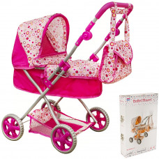 Коляска-люлька д/куклы 8163-2FL Feily корпус метал. в кор. 0408661YS/10345-8163-2   