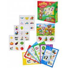 ЛОТО (30 фишек) + ПАЗЛЫ (24 элемента). ДЛЯ МАЛЫШЕЙ (Арт. ИН-1245)
