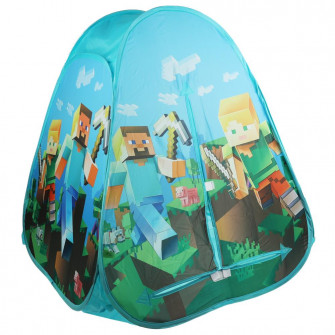 Палатка детская игровая майнкрафт, 81х90х81см, в сумке Играем вместе GFA-MNCT01-R