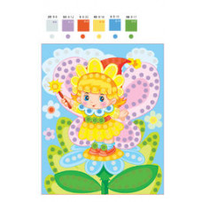 Аппликация из пайеток.Маленькая фея 1526