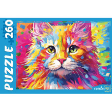 ПАЗЛЫ 260 элементов. ЯРКИЙ КОТЕНОК (Арт. Ф-0287) ПАЗЛЫ 260 элементов. ЯРКИЙ КОТЕНОК (Арт. Ф-0287)