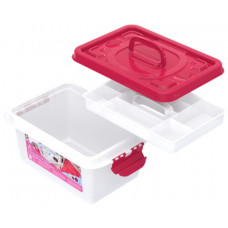 Бокс универсальный с вкладышем 8л (359×242×166мм) (Для рукоделия и канцелярии) АП 402