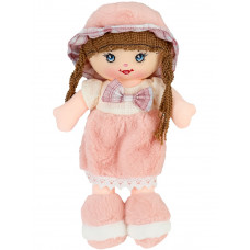 Мягкая кукла в меховой юбке (30 см, в пакете) (арт.JD3640)