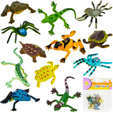 Набор животных Levatoys YSLT06-5 Обитатели террариума в пак. 0744432FCJ