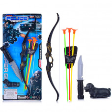 Набор лук (3 стрелы, нож, фигурка собачки) на листе 24-1   