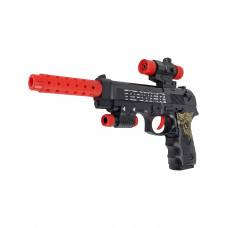 Пистолет (27х21,5х3,5 см)(патрон, свет, звук, 3*ААА не в к-те, в пакете) (арт.3081072)