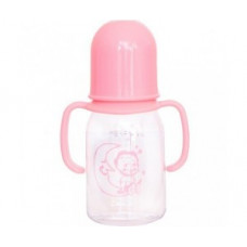 1104 Бутылочка с ручками 125мл ; 4820121900524 (Бусинка)